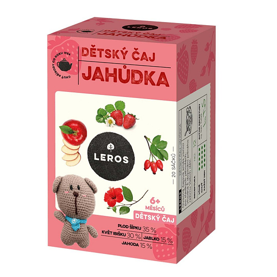Leros Children's Tea Strawberry 20 sachets Leros Children's Tea Strawberry 20 sachets