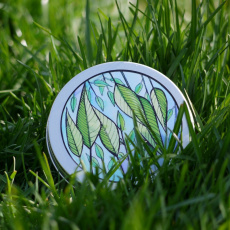 PONIO Higher Aluminum Tin Green Leaves 1 pc