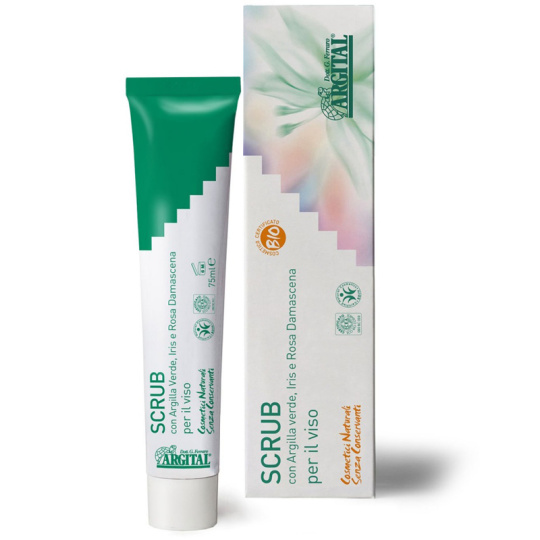 Argital Scrub and Face Mask with Green Clay 75 ml