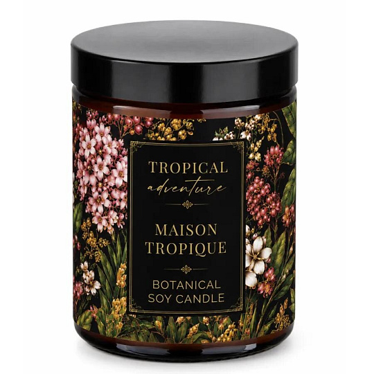 Soaphoria Botanical Soy Candle Maison Tropique 210 ml Soaphoria Botanical Soy Candle Maison Tropique 210 ml