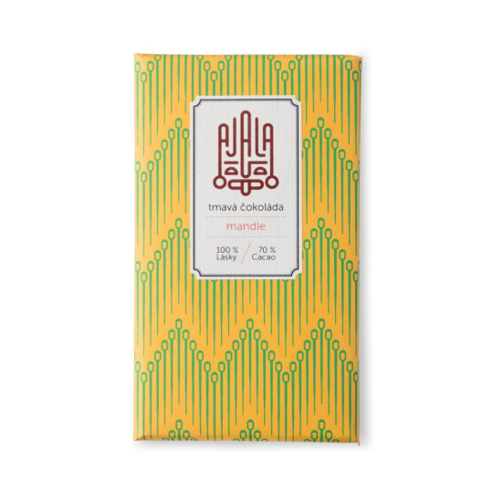 AJALA 70% dark chocolate Almond 45 g