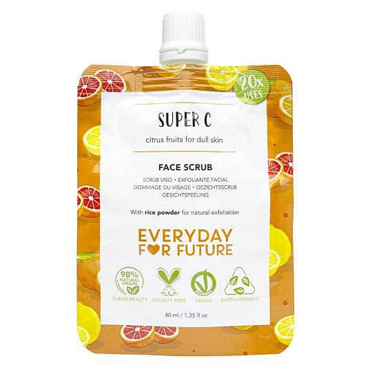 Everyday For Future Rozjasňující pleťový peeling Super C 40 ml Everyday For Future Rozjasňující pleťový peeling Super C 40 ml