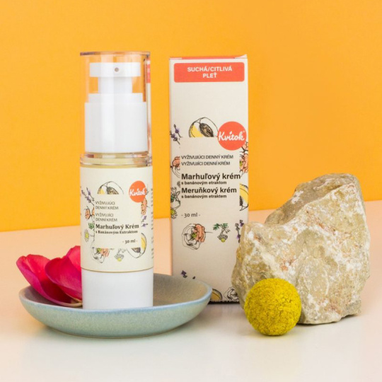 Kvitok Apricot Cream with Banana Extract for Dry/Sensitive Skin 30 ml