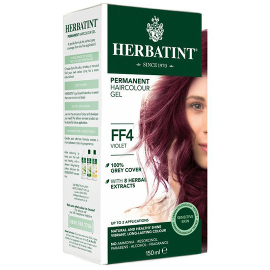 Herbatint Permanent Hair Color Purple FF4