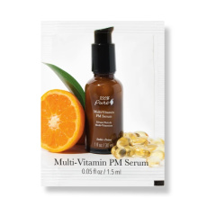 100% Pure sample skin night serum multivitamin and antioxidants 1,5 ml