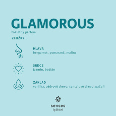 Kvitok Roll-on Oil Perfume Senses GLAMOROUS 10 ml