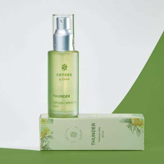 Kvitok Nourishing Body Oil Senses Thunder 50 ml
