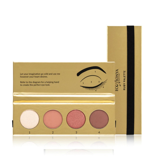 ECO BY SONYA eyeshadow palette Ruby 4x2 g
