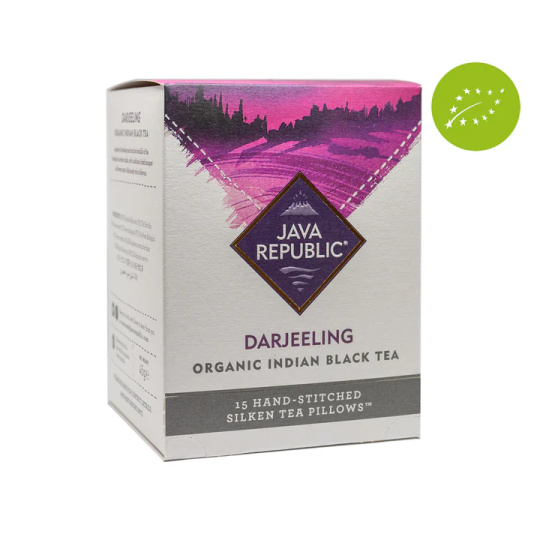 JAVA REPUBLIC Organic Indian black tea Darjeeling 15 pcs
