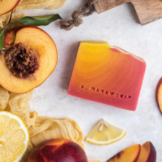 ALMARA SOAP Handmade Soap Peach Nectar 100 g expiration 15.6.2025