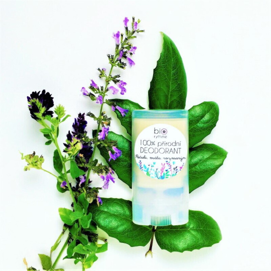 Biorythme 100% natural deodorant Patchouli, Mint, Rosemary 15 g