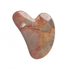 VEELEE guasha Tisovec marble pink 1 pc