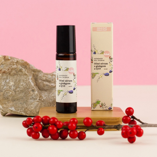 KVITOK Roll-on eye serum with Ginkgo and Q10