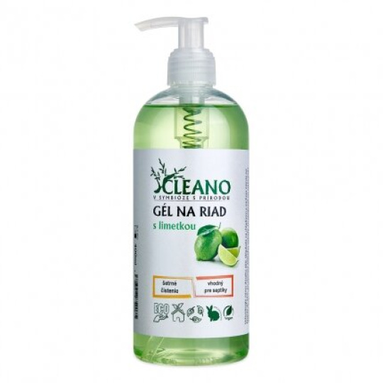 Cleano Dishwashing gel Lime 400 ml