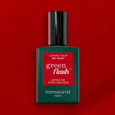 Manucurist Green Flash LED Gel Lacquer Red Velvet 15 ml