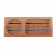 Musk Soap Dish with Shampoo Wooden 1 pc