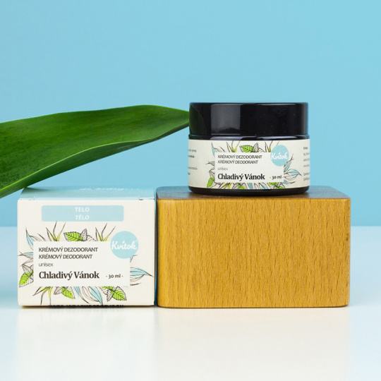 Kvitok Gentle Cream Deodorant Cooling Breeze 30 ml past expiration date 4/26