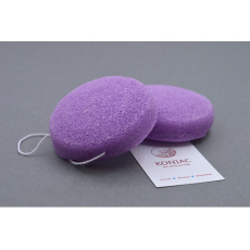 KONJAC sponge with blueberry extract oval KONJAC sponge with blueberry extract oval