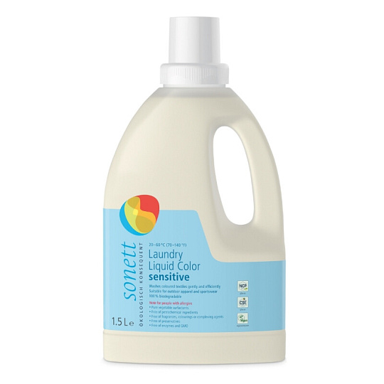 Sonett Laundry Gel for Colored Fabrics Sensitive 1.5 l