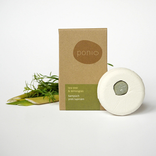 Ponio Solid Anti-Dandruff Shampoo Tea Tree & Lemongrass 30 g Ponio Solid Anti-Dandruff Shampoo Tea Tree & Lemongrass 30 g