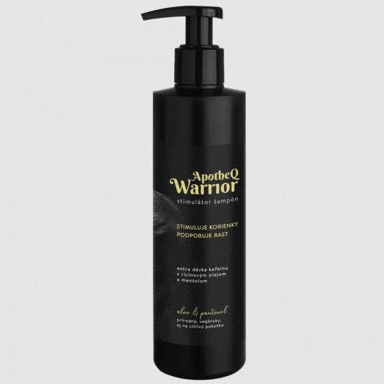 Warrior by ApotheQ Stimulating Shampoo Against Hair Loss 250 ml