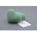 KONJAC sponge with green tea extract heart