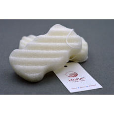 KONJAC sponge without additives for body 1 pc