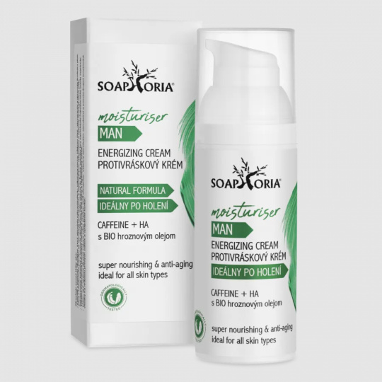 Soaphoria Energizing & Moisturizing Anti-Wrinkle Cream for Men 50 ml Soaphoria Energizing & Moisturizing Anti-Wrinkle Cream for Men 50 ml