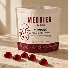 Yage Meddies complex extract of functional mushrooms Brain - vitality - resilience 60 pcs