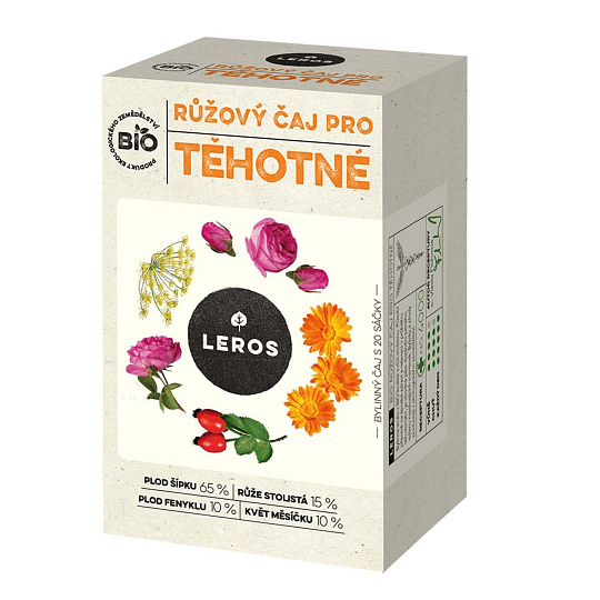 Leros Bio Pink Tea for Pregnant Women 20 pcs Leros Bio Pink Tea for Pregnant Women 20 pcs
