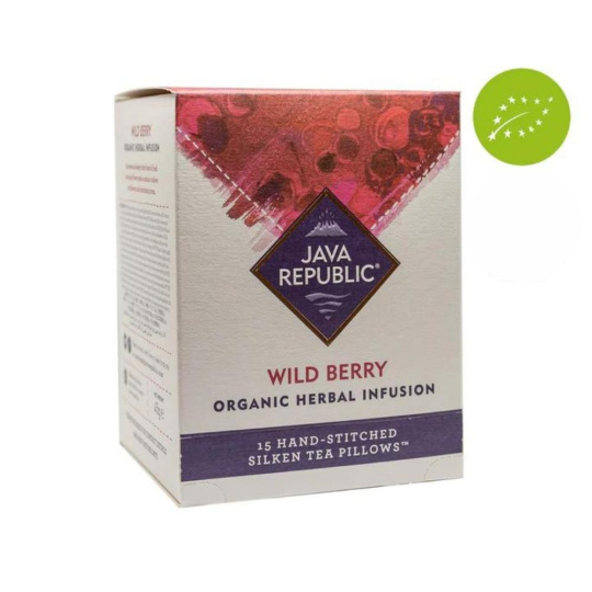 JAVA REPUBLIC BIO herbal tea Wild Berry 15 pcs expiry date 28.3.2024