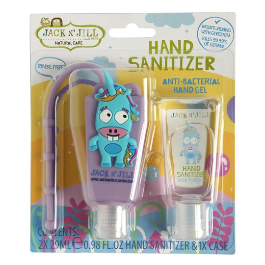 Jack N´Jill Antibacterial hand gel for children Unicorn 2x 29 ml