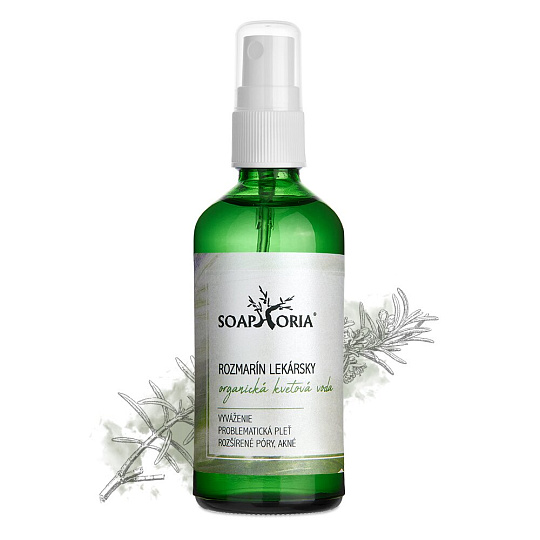Soaphoria Rosemary Organic Floral Water 100 ml expiration 18.11.2026 Soaphoria Rosemary Organic Floral Water 100 ml expiration 18.11.2026
