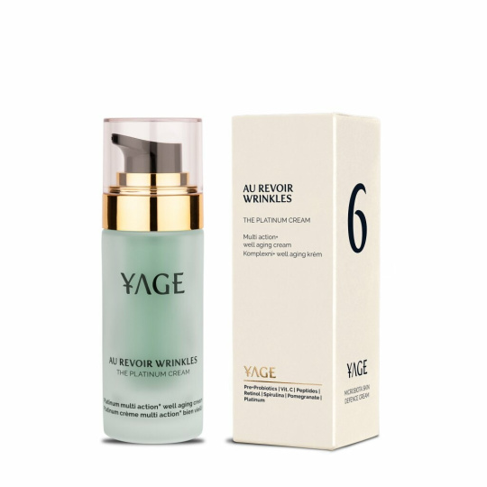 Yage No. 6 Complex Well Aging Cream with Platinum Au Revoir Wrinkles Sample 1 ml