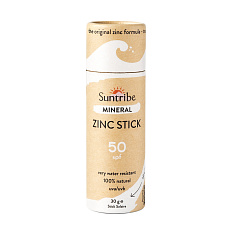 Suntribe Organic Mineral Zinc Sun Stick SPF 50 Original White 30 g
