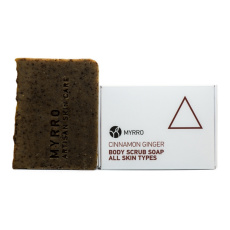 MYRRO Cinnamom ginger exfoliating body soap 80 g