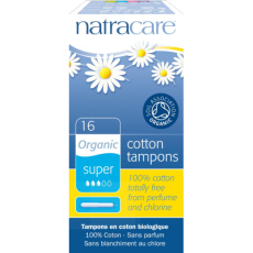 NATRACARE tampons with super applicator 16 pcs