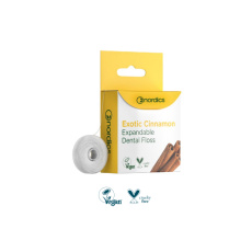 NORDICS Expanding dental floss with cinnamon 1 pc NORDICS Expanding dental floss with cinnamon 1 pc