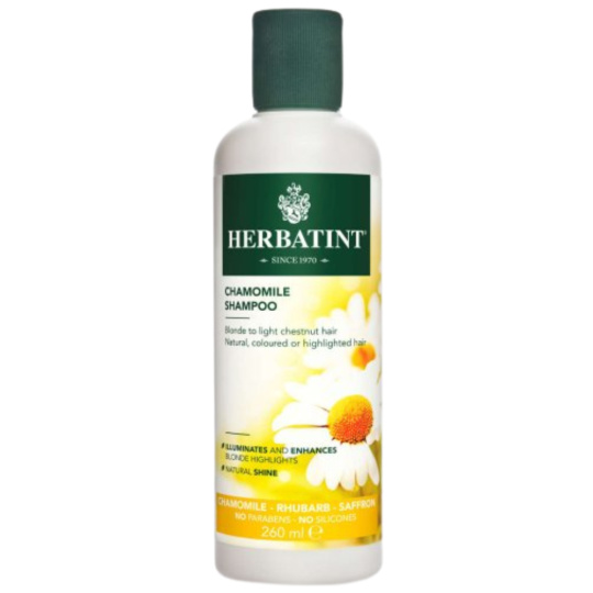 Herbatint Organic chamomile shampoo for coloured hair 260 ml