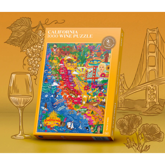 Water & Wines puzzle California 1000 pcs