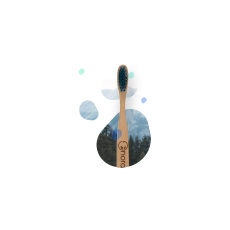 NORDICS Children's Bamboo Toothbrush Blue 1 pc
