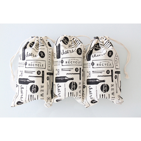 REWINED Cheers fabric bag 1 pc