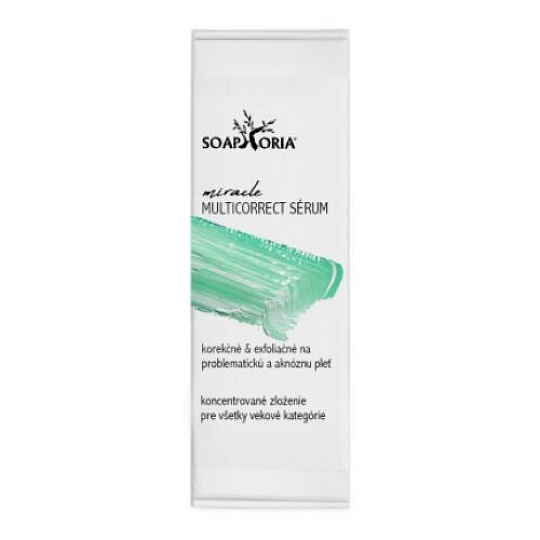 Soaphoria Miracle Multicorrect corrective exfoliating serum for problematic and acne-prone skin 30 ml after expiration date 30.5.2026 Soaphoria Miracle Multicorrect corrective exfoliating serum for problematic and acne-prone skin 30 ml after expiration date 30.5.2026