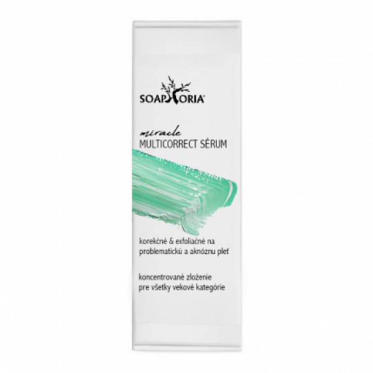 Soaphoria Miracle Multicorrect corrective exfoliating serum for problematic and acne-prone skin 30 ml expiration 30.5.2026 Soaphoria Miracle Multicorrect corrective exfoliating serum for problematic and acne-prone skin 30 ml expiration 30.5.2026