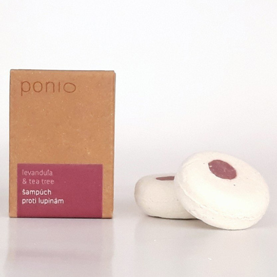 PONIO Solid anti-dandruff shampoo Lavender & Tea tree 30 g