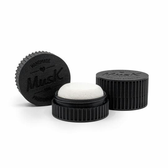 Musk Portable Solid Shampoo Container Black 40 g Musk Portable Solid Shampoo Container Black 40 g