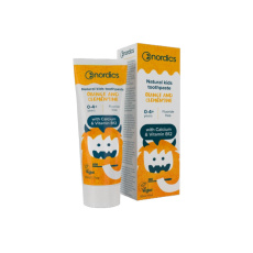 NORDICS Natural toothpaste for children with orange and tangerine flavour expiry date 6/23