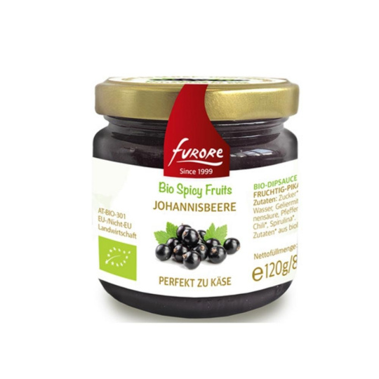 Furore BIO Spicy Fruits Černý rybíz 120 g po datu expirace 26.4.2024