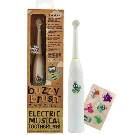 Jack N' Jill Electric Toothbrush with Melody Buzzy Brush 1pc
