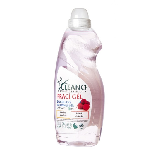 Cleano Ecological Laundry Gel for Delicate Fabrics 1.5 l after expiration date 25.4.2026